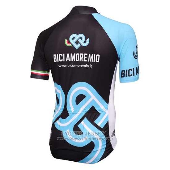 2016 Jersey Bici Amore Mio Black And Blue